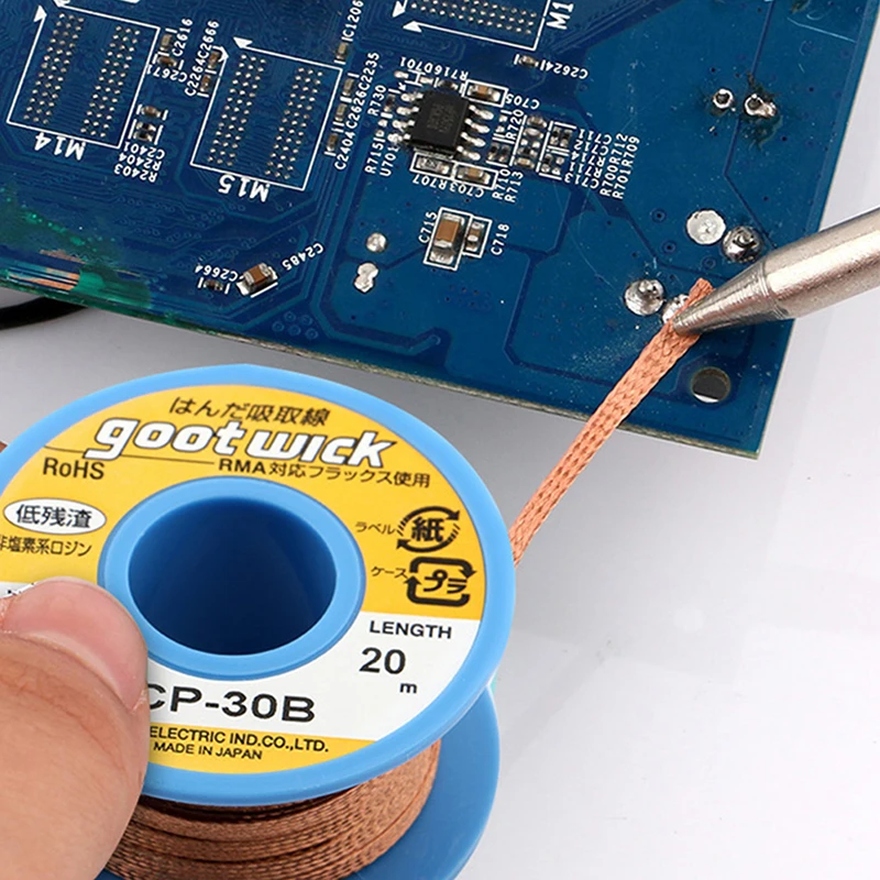 Solder Wick Braid - Original CP30B GOOT Desoldering Wicks Braid
