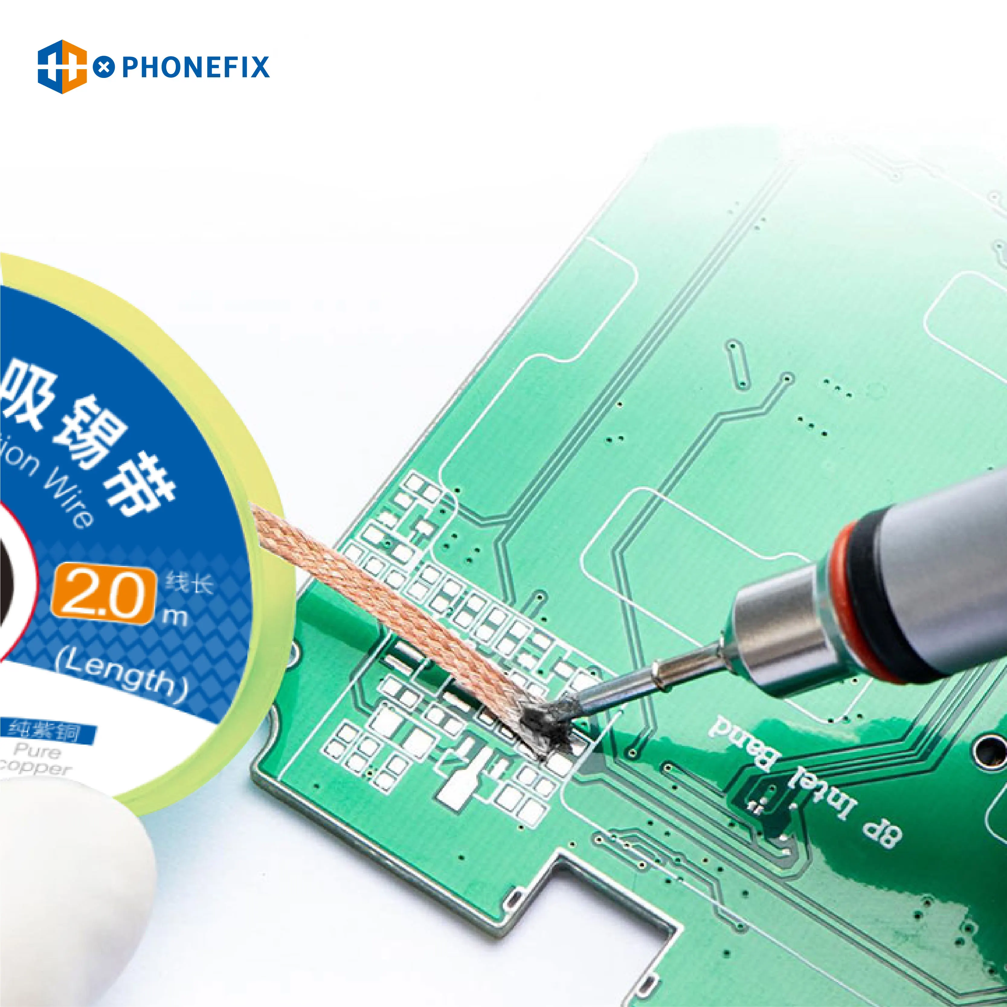 PHONEFIX Desoldering Braid Wic - đánh giá và giá Solder Wick Braid