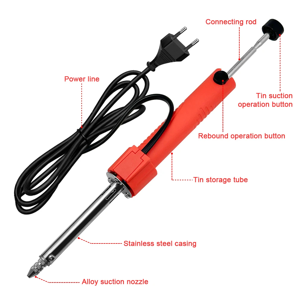 30W Electrothermal Solder Suck - đánh giá và giá Solder Wick Braid