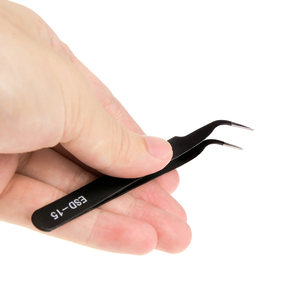 Precision Tweezers Set ESD-10/ - đánh giá và giá Electronics Repair Tool Kit