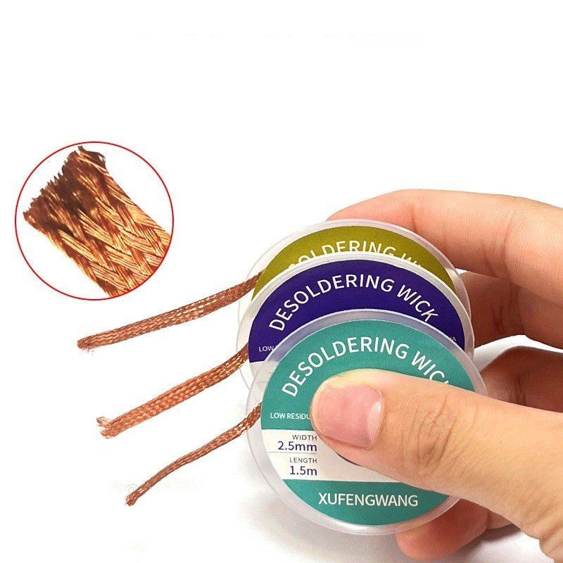 0.8-4mm 1.5M Desoldering Braid - đánh giá và giá Solder Wick Braid