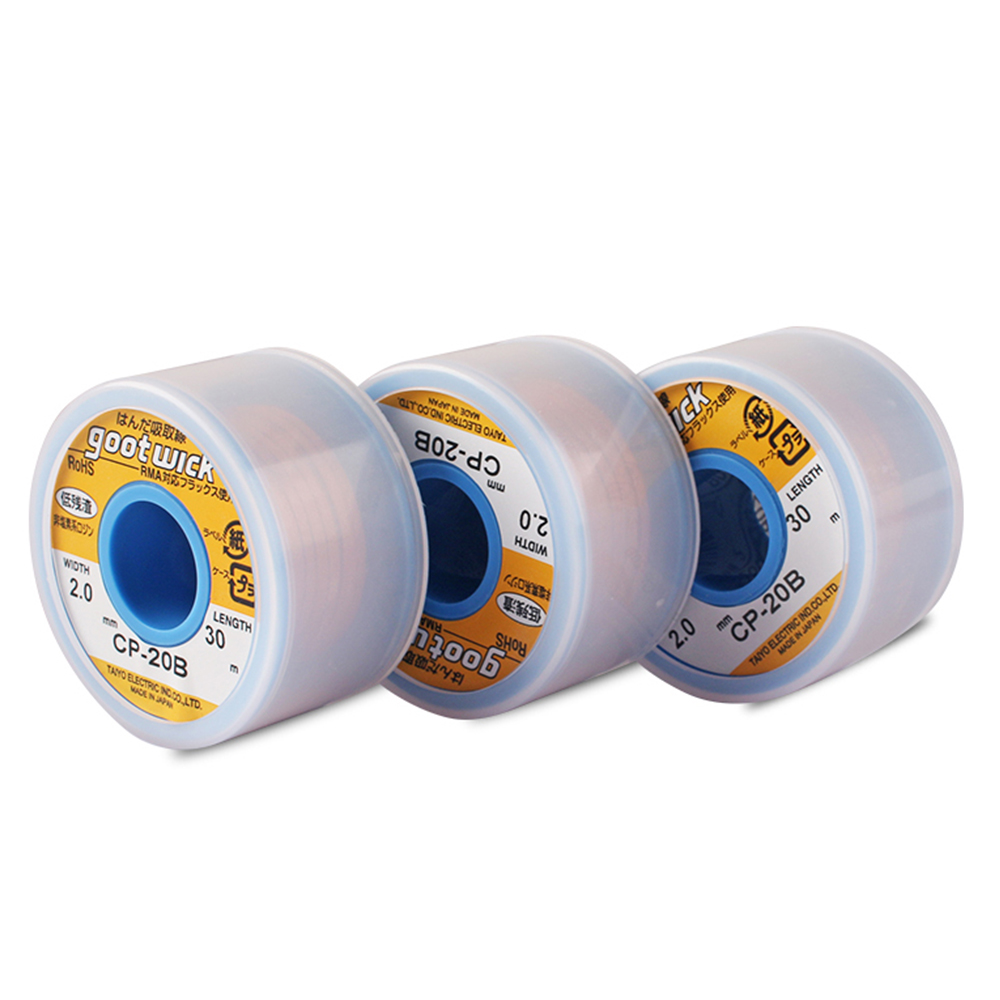 Japan Original Goot Wick 30/20 - đánh giá và giá Solder Wick Braid