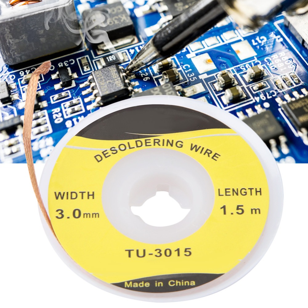 1.5m Length Desoldering Braid  - đánh giá và giá Solder Wick Braid