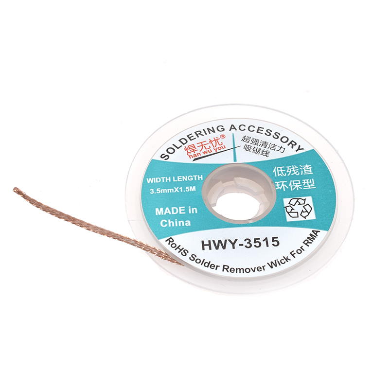 DIY 1.5Mm 2Mm 2.5Mm 3Mm 3.5Mm  - đánh giá và giá Solder Wick Braid