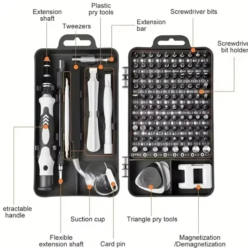 115 in 1 Multifunctional Screw - đánh giá và giá Electronics Repair Tool Kit